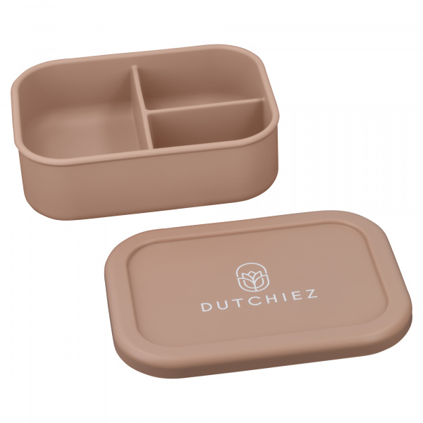 Siliconen Lunchbox - Mocha Beige