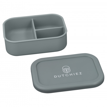 Siliconen Lunchbox - Steel Grey