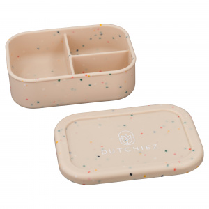 Siliconen Lunchbox - Ginger Beige - Dots