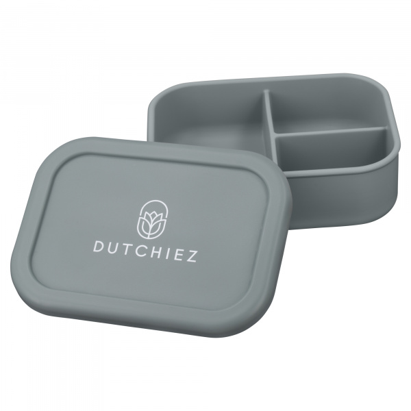Siliconen Lunchbox - Steel Grey