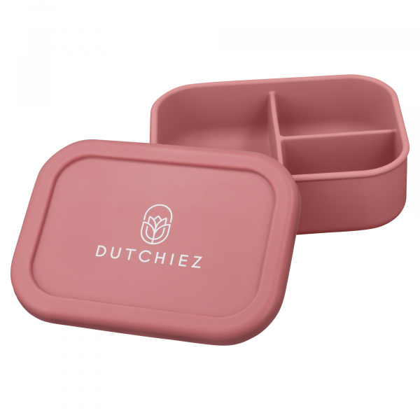 Siliconen Lunchbox - Cloudy Pink