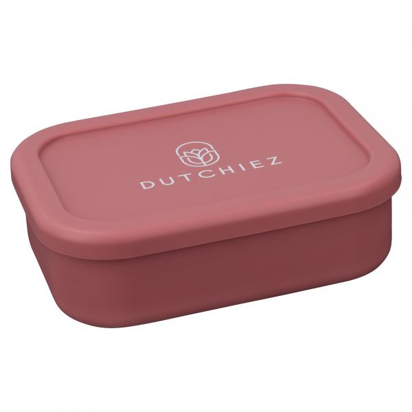 Siliconen Lunchbox - Cloudy Pink