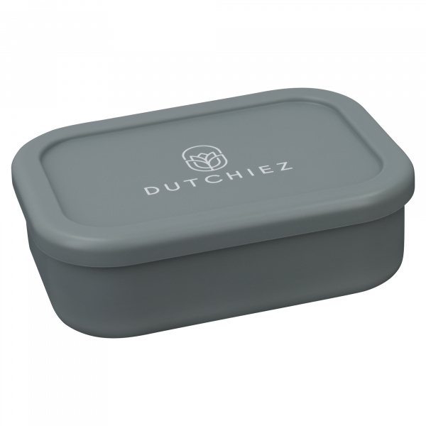 Siliconen Lunchbox - Steel Grey