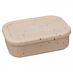 Siliconen Lunchbox - Ginger Beige - Dots