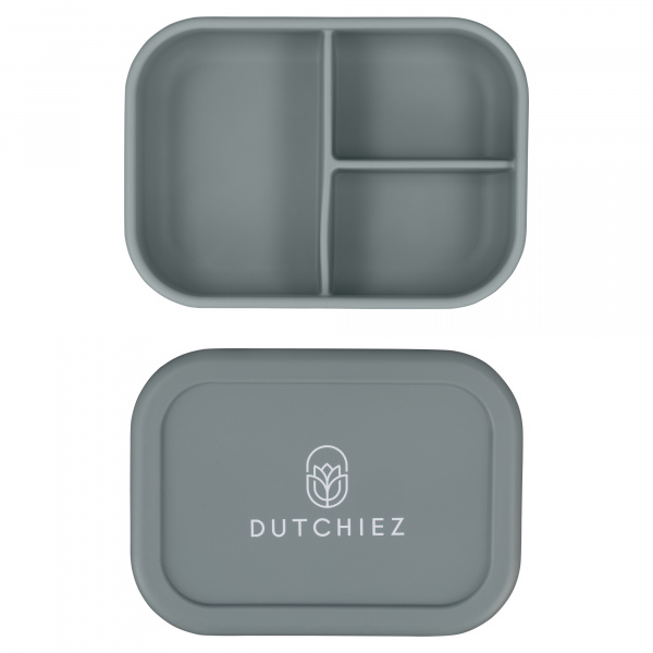 Siliconen Lunchbox - Steel Grey
