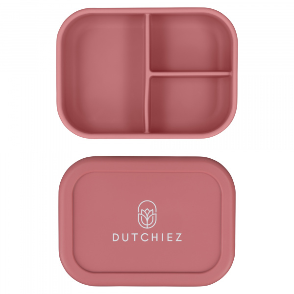 Siliconen Lunchbox - Cloudy Pink