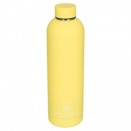 Drinkfles - Thermosfles - RVS - 750 ml - Pastel Yellow