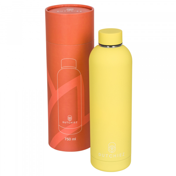 Drinkfles - Thermosfles - RVS - 750 ml - Pastel Yellow
