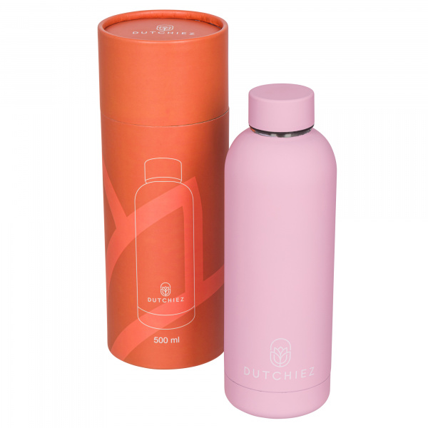 Drinkfles - Thermosfles - RVS - 500 ml - Pastel Pink