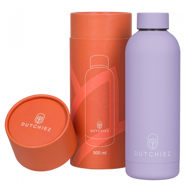 Drinkfles – Thermosfles – RVS – 500 ml – Pastel Lilac
