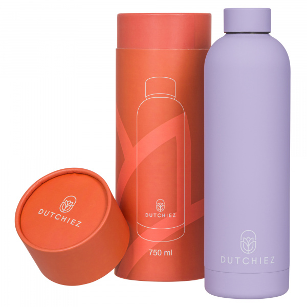 Drinkfles - Thermosfles - RVS - 750 ml - Pastel Lilac