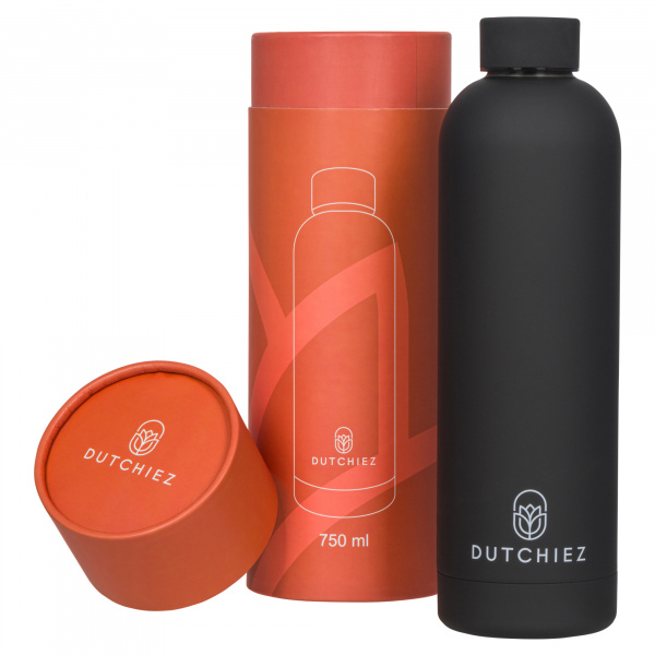 Drinkfles – Thermosfles – RVS – 750 ml – Midnight Black